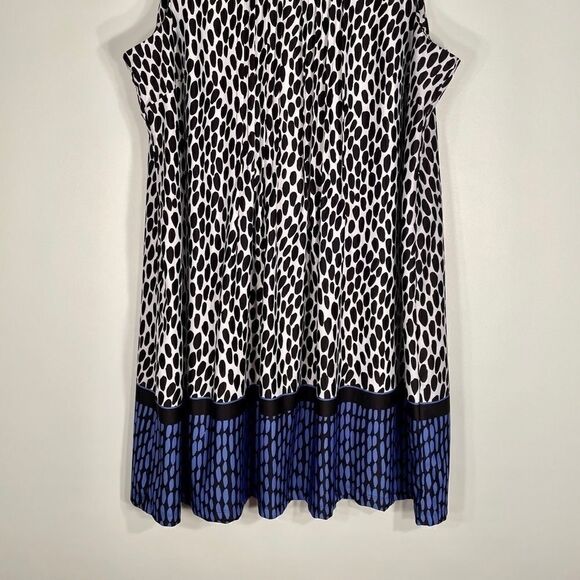 BLACK & WHITE PERCEPTIONS WOMAN SLEEVELESS DRESS 3X - Picture 2 of 10